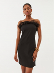 Patrizia Pepe Kokteilikleit 8A1227/A6F5-K103 Must Slim Fit