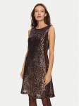 DKNY Kokteilikleit DD4HZB44 Pruun Slim Fit