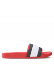 Tommy Hilfiger Pl&auml;tud Rubber Th Flag Pool Slide FM0FM04263 Punane 41