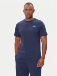 The North Face T-s&auml;rk Redbox NF0A87NP Tumesinine Regular Fit