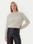 Calvin Klein Kampsun LV044D359G Beež Relaxed Fit