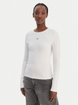 Calvin Klein Jeans S&auml;rkpluus LV047E205G Valge Slim Fit