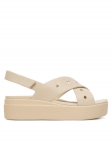 Crocs Sandaalid Brooklyn 4U Cross Strap Sandal 212254 Beež 38_39