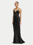 Elisabetta Franchi &Otilde;htune kleit AB-R53-62E2-V760 Must Slim Fit