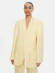 JACQUEMUS Pintsak 22E213JA101 Kollane Regular Fit