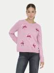 ONLY Kampsun Xmas Shine 15355004 Roosa Regular Fit