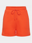 Pieces Spordi&scaron;ortsid Chilli Summer 17118868 Oranž Regular Fit