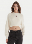Tommy Jeans Kampsun Badge DW0DW21677 Ekr&uuml;&uuml;v&auml;rv Regular Fit