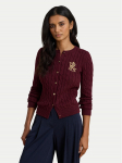 LAUREN RALPH LAUREN Kardigan 200932225014 Bordoopunane Regular Fit
