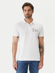 Guess Polo s&auml;rk F6GP01 K8FQ4 Valge Regular Fit