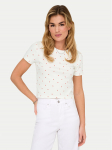 ONLY T-s&auml;rk Fenja 15347986 Valge Slim Fit