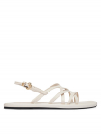 Tommy Hilfiger Sandaalid Flat Strappy FW0FW09220 Kreemjas