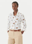 Barbour S&auml;rk Safari LSH1357MI91 Valge Relaxed Fit