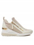 MICHAEL Michael Kors Tossud Wills Metallic Stretch Knit Trainer 43S3WIFS4D Beež