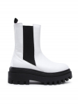 Calvin Klein Jeans Poolsaapad Flatform Chelsea Boot YW0YW00850 Valge