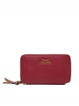 Tommy Hilfiger Rahakott Th Leather Med Za Wallet AW0AW18939 Punane