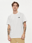 The North Face T-s&auml;rk Simple Dome NF0A87NG Valge Regular Fit