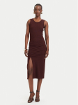 Patrizia Pepe Igap&auml;evane kleit 2A3081/JZ26-B887 Pruun Slim Fit
