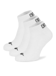Kappa L&uuml;hikesed sokid KR_GOAL_AW26 (3-PACK) Valge