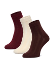 Nine West L&uuml;hikesed sokid CEO_BR_NW_25082_Z_AW26 (3 PACK) Bordoopunane