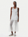 PINKO Kootud kleit 104802 A2GJ Valge Regular Fit