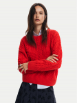 Desigual Kampsun Exeter 24WWJF74 Punane Regular Fit