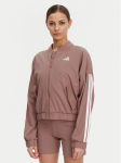 adidas Bomber-jakk Essentials 3-Stripes JD5318 Roosa Loose Fit