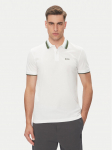 BOSS Polo s&auml;rk Paddy Ap Heritage 50538101 Valge Regular Fit