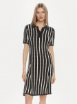 Tommy Hilfiger Kootud kleit WW0WW41748 Tumesinine Regular Fit