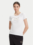 EA7 Emporio Armani T-s&auml;rk 8NTT67 TJDQZ 1100 Valge Skinny Fit