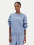 Tommy Hilfiger Pluus Script WW0WW48783 Sinine Relaxed Fit