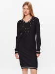 Liu Jo Sport Kootud kleit TF3128 MS49I Must Regular Fit
