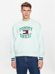 Tommy Jeans Pluus Boxy Arched Logo DM0DM16375 Roheline Boxy Fit