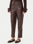 TWINSET Tehisnahast p&uuml;ksid 252TP2091 Pruun Straight Fit