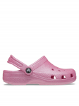 Crocs Pl&auml;tud Classic Glitter Clog K 206993 Roosa