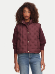 Tommy Hilfiger Varrukateta jakk WW0WW49860 Bordoopunane Regular Fit