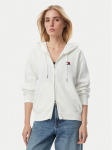 Tommy Jeans Pluus Badge DW0DW23529 Kreemjas Regular Fit