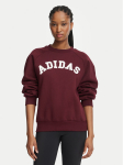 adidas Pluus Adidas Damskie 3-Stripes Crew KU0327 Bordoopunane Loose Fit