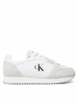 Calvin Klein Jeans Tossud Retro Runner Sock Lace Up Ny-Su YM0YM01326 Valge