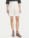 Max Mara Beachwear Bermuda p&uuml;ksid Sultano 2516141019 Valge Relaxed Fit 38