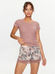 Hunkem&ouml;ller Pidžaamas&auml;rk Henley 203153 Pruun Regular Fit