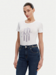 Fracomina T-s&auml;rk FP25ST3002J449N5 Valge Slim Fit