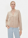 Tommy Hilfiger Kardigan WW0WW39922 Beež Relaxed Fit