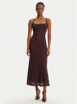 Bardot Kokteilikleit Adoni Mesh 57998DB1 Pruun Regular Fit