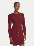 French Connection Kokteilikleit 71ZEU Bordoopunane Regular Fit