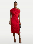 LAUREN RALPH LAUREN Kokteilikleit 200980223001 Punane Slim Fit