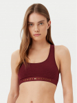 Tommy Hilfiger Top UW0UW05587 Bordoopunane Slim Fit
