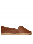 Tommy Hilfiger Espadrillid Th Logo Leather Espadrille FW0FW09246 Pruun