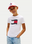 Tommy Hilfiger T-s&auml;rk Wavy Flag KB0KB10275 Valge Regular Fit