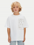 Calvin Klein Jeans T-s&auml;rk LVCKSJA02B Valge Relaxed Fit